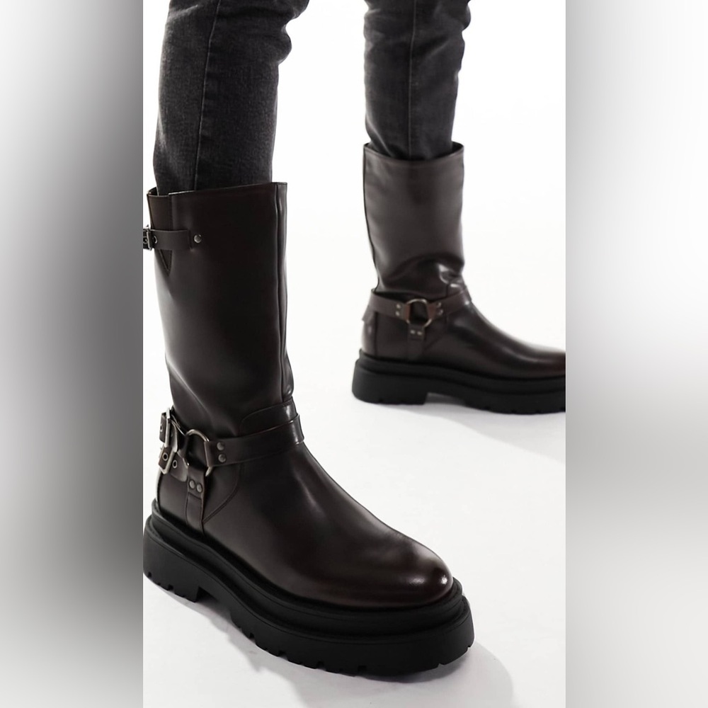 ASOS Brown Leather Men's Boots